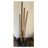Round Point Shovel, Electric Hedge Trimmer ,Garden