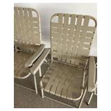 2 Folding Lawn Chairs Heavy Good Quality