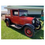 1928 Ford Model A Pickup Truck Red