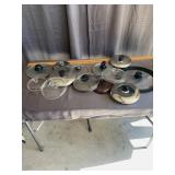 Assorted Replacement Pot And Pan Lids Glass Metal