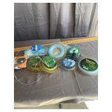 Collection of Assorted Lawn Trimmer Line and Spool