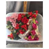 Assorted Artificial Floral Stems and Holiday Berry