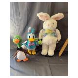 Assorted Easter Holiday Plushes and Springtime Dec