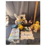 Easter Holiday Plush Figures and Spring Table Deco