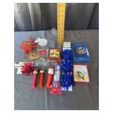 Vintage Christmas Ornaments And Pez Dispensers Col