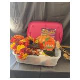 Vintage Halloween and Autumn Holiday Decorative Ta