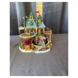 Vintage Christmas Village Toy World Animated Light