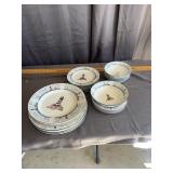 Home Trends Coastal Lighthouse Nautical Dinnerware