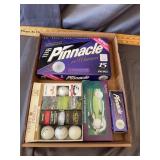 Vintage Pinnacle and Spalding Golf Balls with Mono
