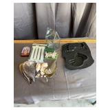 Assorted Collectibles Lot With Terrarium Shells An
