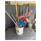 Assorted Garden Stakes Outdoor Decor and Household