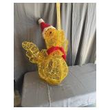 Lighted Christmas Duck Outdoor Lawn Decoration