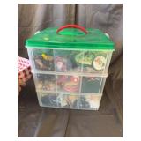 Assorted Vintage and Modern Christmas Ornaments in