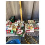 Assorted Vintage And Modern Glass Christmas Orname