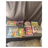 Vintage Kids Games Jigsaw Puzzles and Illustrated