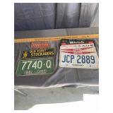 Vintage Ohio License Plates and Automobilia Lot