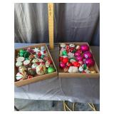 Vintage Christmas Ornaments Glass Baubles and Holi