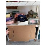 Vintage Garden Pots and Work Gloves Lot