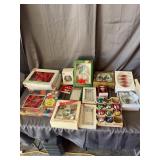 Vintage Christmas Glass Ornaments and Holiday Ligh