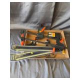 Assorted Workshop Hand Tools Clamps And Magnetic H