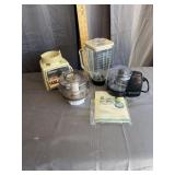 Vintage Osterizer Galaxie Blender and Toastmaster