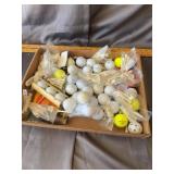 Vintage Golf Ball and Accessories Collection with