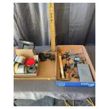 Assorted Hand Tools, Hardware, Casters, and Solar