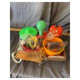Vintage and Contemporary Halloween Novelty Masks a