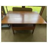 Antique American Primitive Pine Hutch Table Conver