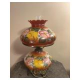 Vintage Hand Painted Floral Gone With The Wind Par