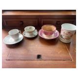 Vintage Johann Haviland Bavaria China Cup and Sauc