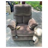 Upholstered Electric Power Lift Recliner Armchair
