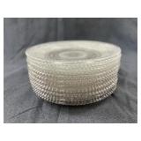 EAPG McKee Star and Feather Glass Plates