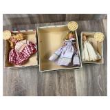 Vintage Nancy Ann Storybook Dolls Lot of Three