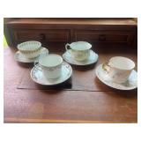 Antique Porcelain Teacup and Saucer Collection Ayn