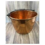 Large Hand Hammered Copper Cauldron D Picking Co.