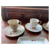 Vintage Porcelain Demitasse Cup and Saucer Sets