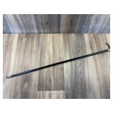 Gold Plated Ornate Handle Walking Cane