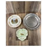1913 Calendar Plate Hand Painted Dish (3)