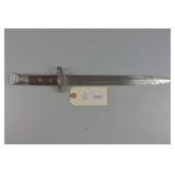British Pattern 1888 Lee-Metford Bayonet W/No Scab