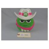 Galerie M&M's Green Cowgirl Cookie Jar