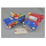 Galerie M&M's Ceramic Convertible and P/U Truck