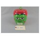 Galerie M&M's Green Ceramic Jar