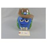 Galerie M&M's Blue Ranger Cowboy Ceramic Jar