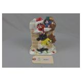M&M's 1993 Ceramic Christmas Chimney