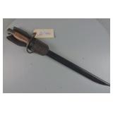 WWII Japanese Type 30 Bayonet and Scabbard w/frog
