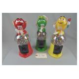 M&M's Candy Dispenser Banks Quantity 3