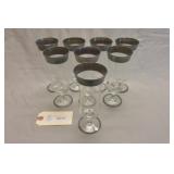 Vintage Dorothy Thorpe Style Parfait Glasses