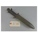 US M4 Bayonet in an M8 Scabbard.