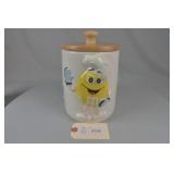 Lipper Int. M&M's Wood Lid Ceramic Cookie Jar